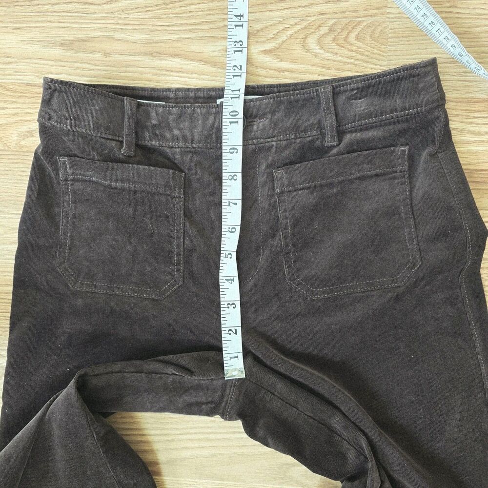 Loft Pants Womens Size 4 The Palmer Wide Leg Brush Corduroy Trouser - Picture 8 of 9